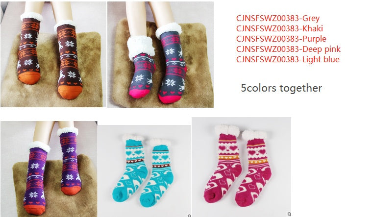 Thermal Fleece Winter Slipper Socks