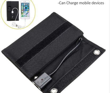 New Single Crystal 25w5v Solar Panel Folding Package Outdoor Flexible Foldable Mobile Phone Solar Charging Panel