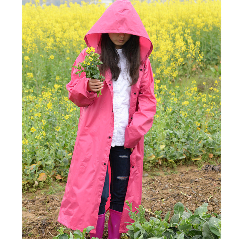 Models To Increase Thickening Rainstorm Rain Poncho Windbreaker
