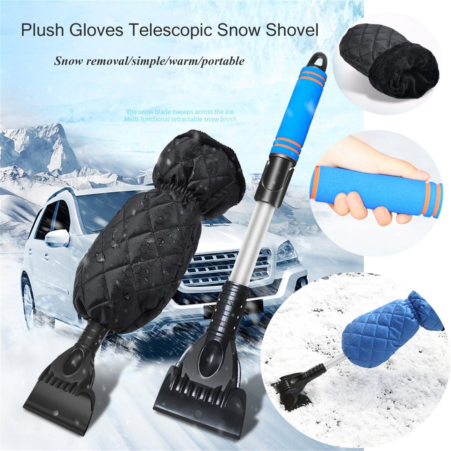 Car snow shovel