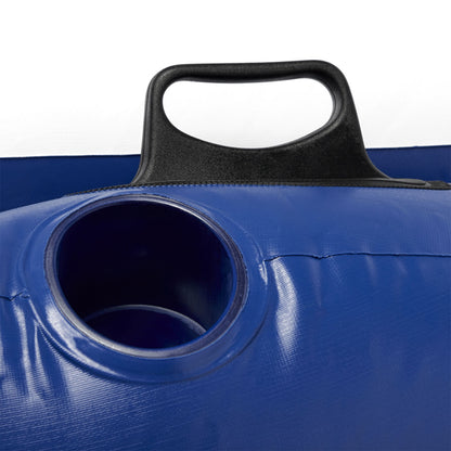Single Folding Backrest Lounger Inflatable Floating Row Bed