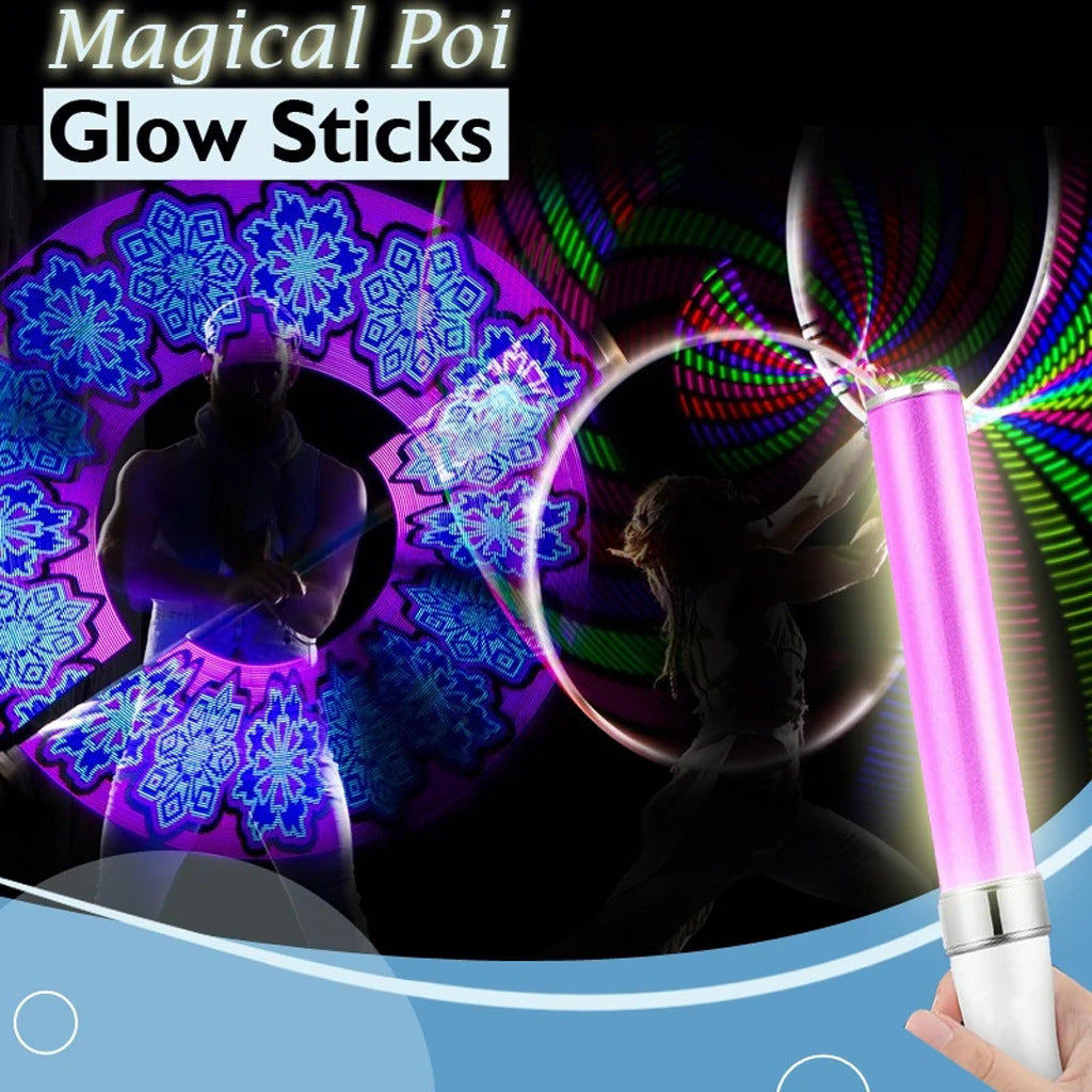 Outdoor Lighting Props For The Aid Concert, Large Fluorescent Sticks