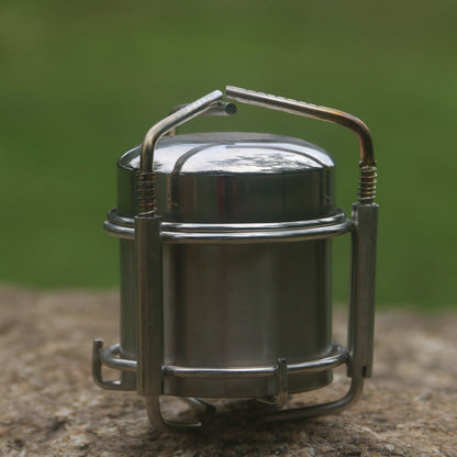 Camping Picnic Stoves Outdoor Stainless Steel Liquid Alcohol Stove Portable Liquid Gas Appliance