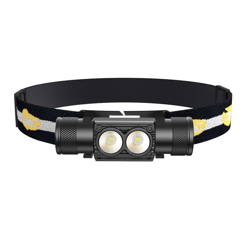 Aluminum Alloy Outdoor Strong Light Super Bright Lithium Battery Type Long Endurance Rechargeable LED Head Lamp