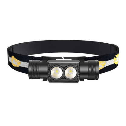 Aluminum Alloy Outdoor Strong Light Super Bright Lithium Battery Type Long Endurance Rechargeable LED Head Lamp