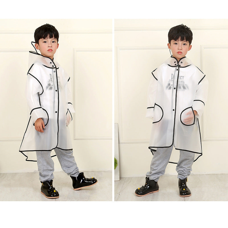 Children's Fashion Cartoon Student Rain Poncho
