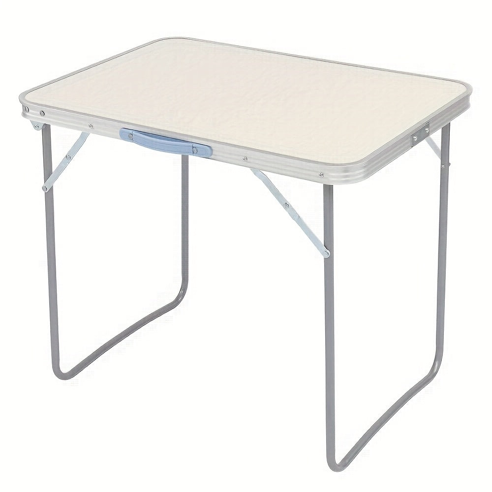 Aluminum Portable Folding Camping Table With Handle, Providing Extra Storage Space For Large Picnic Tables