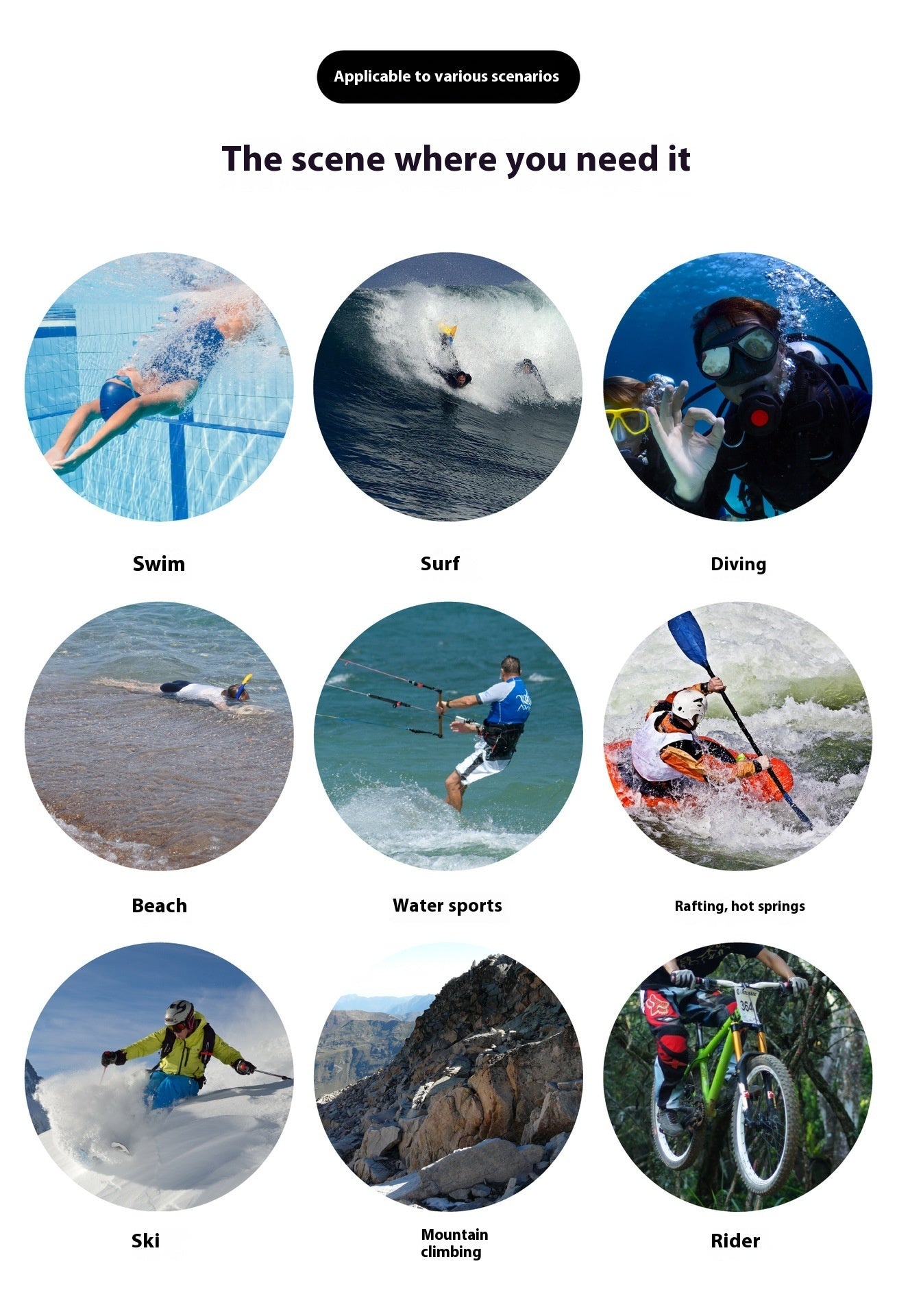 Waterproof Phone Case Rider Bracket All-inclusive Diving Protective Shell