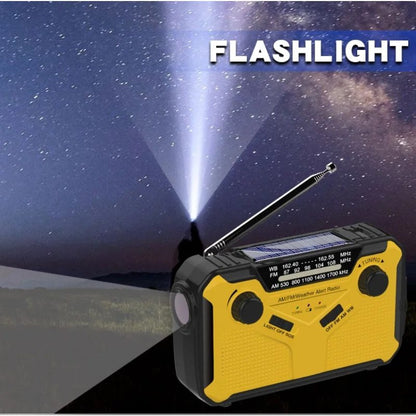 Multifunction Radio Hand Crank Solar USB FM Or AM Weather Radios Emergency Flashlight Power Bank Very Quality High Volume Radio
