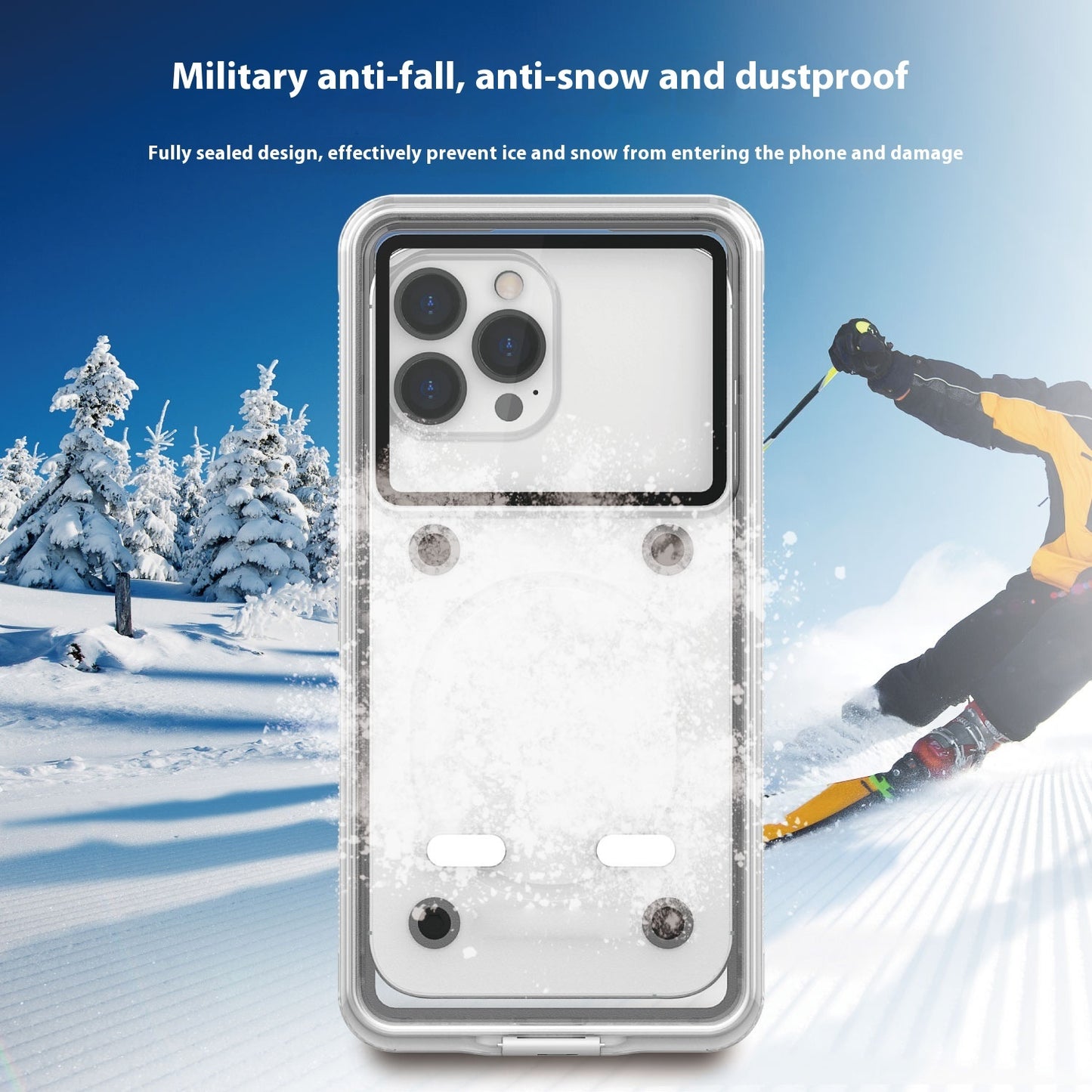Waterproof Phone Case Rider Bracket All-inclusive Diving Protective Shell