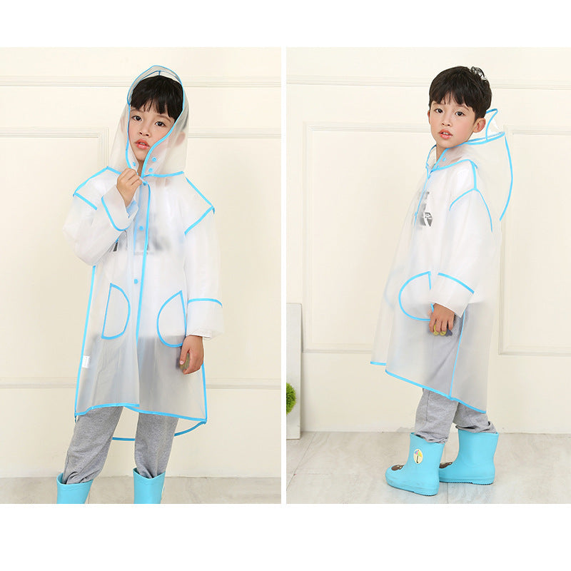 Children's Fashion Cartoon Student Rain Poncho